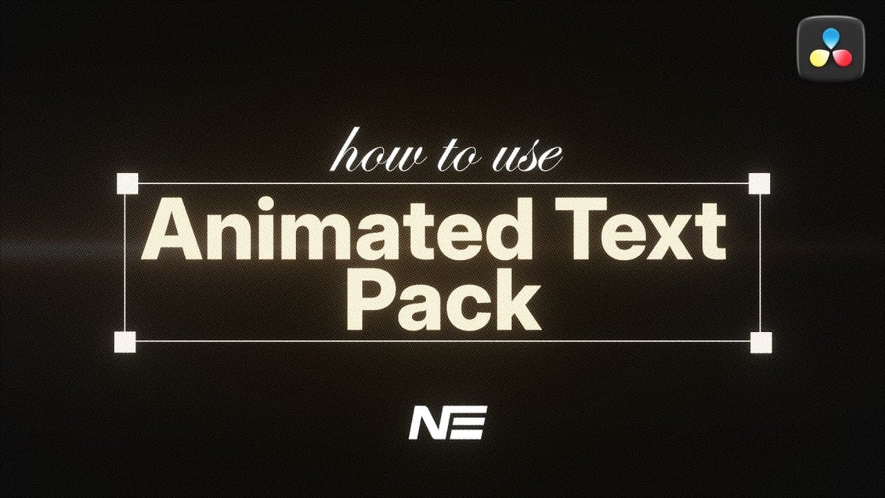 How to Use Animated Text Presets