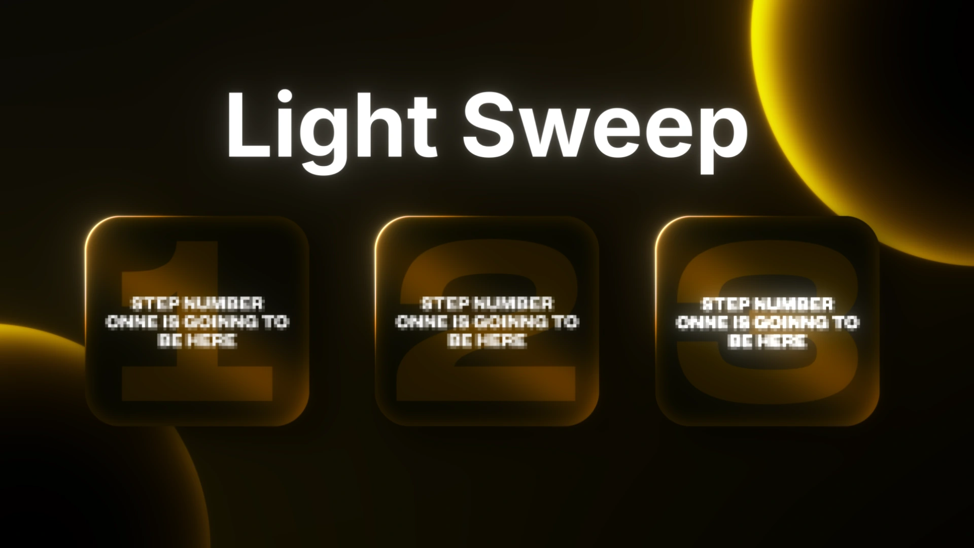 Light Sweep